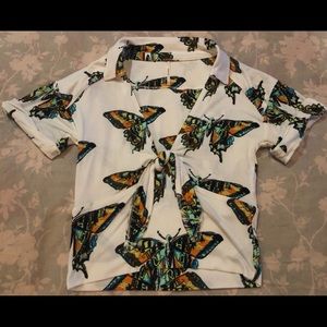 Free People Butterfly Blouse